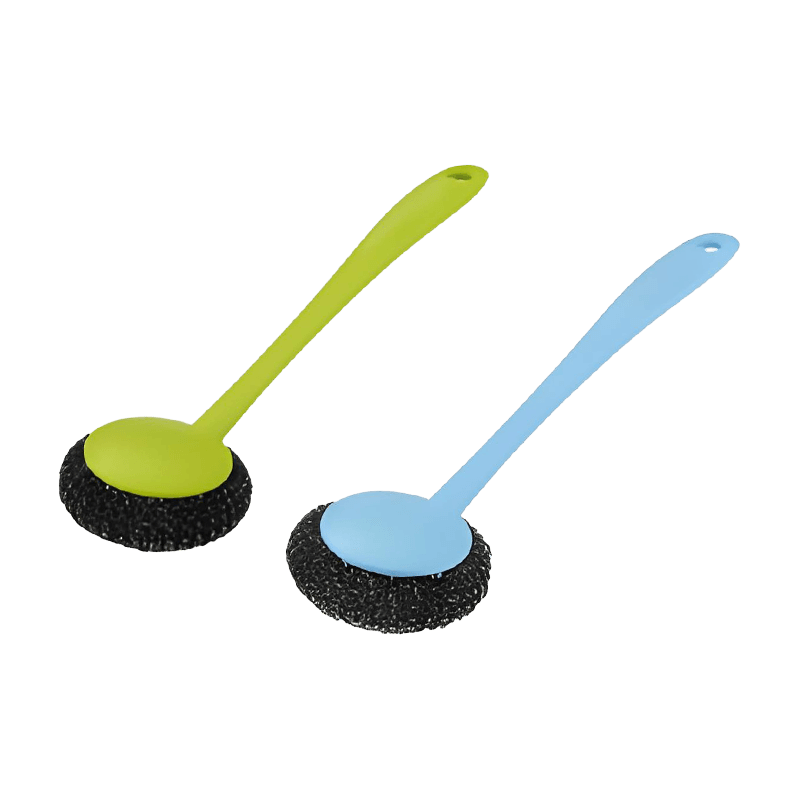 Cepillo para olla de bolas de acero inoxidable