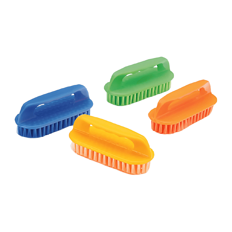 Cepillo de limpieza con exfoliante de cerdas rígidas de color