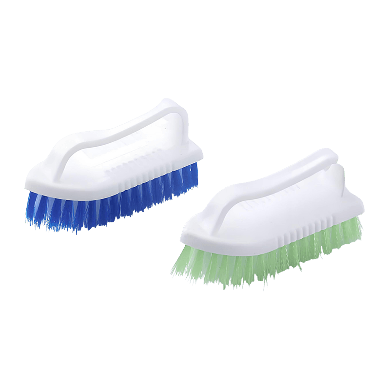 Cepillo de limpieza con exfoliante de cerdas rígidas de color