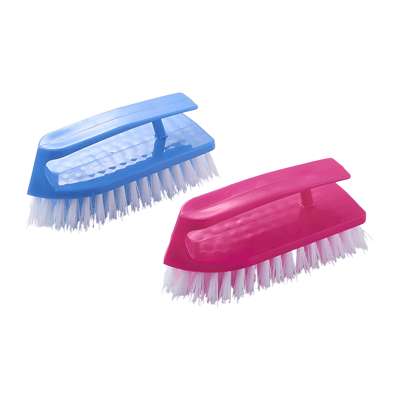 Cepillo de limpieza con exfoliante de cerdas rígidas de color