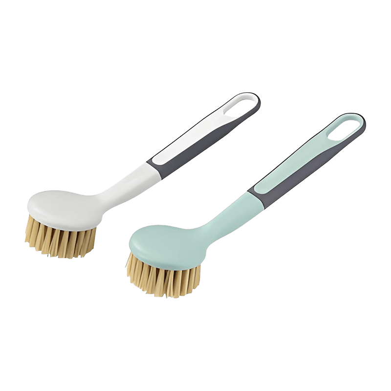 Cepillo para limpiar ollas de cocina con mango de PP