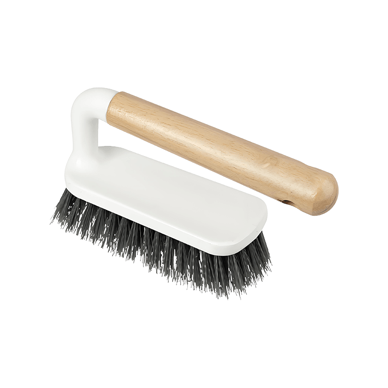 Cepillo para ropa natural con mango de madera
