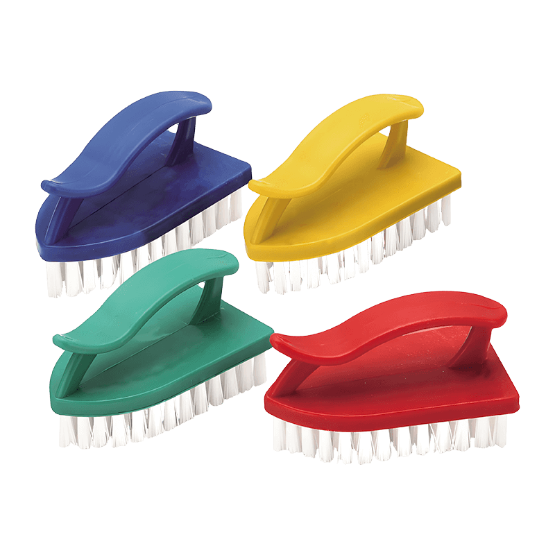 Cepillo de limpieza con exfoliante de cerdas rígidas de color