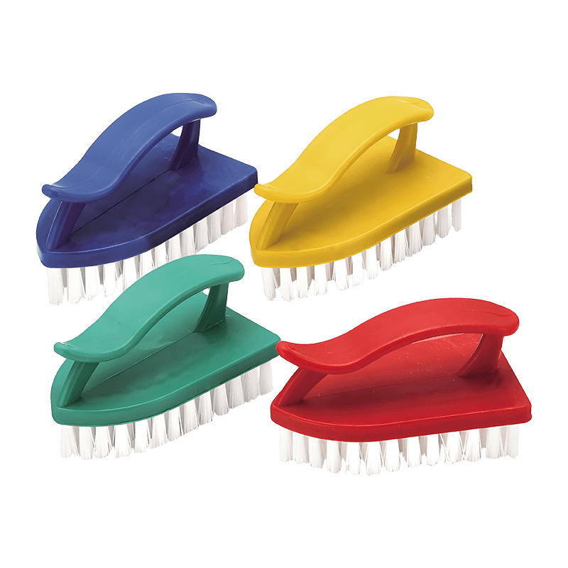 Cepillo de limpieza con exfoliante de cerdas rígidas de color