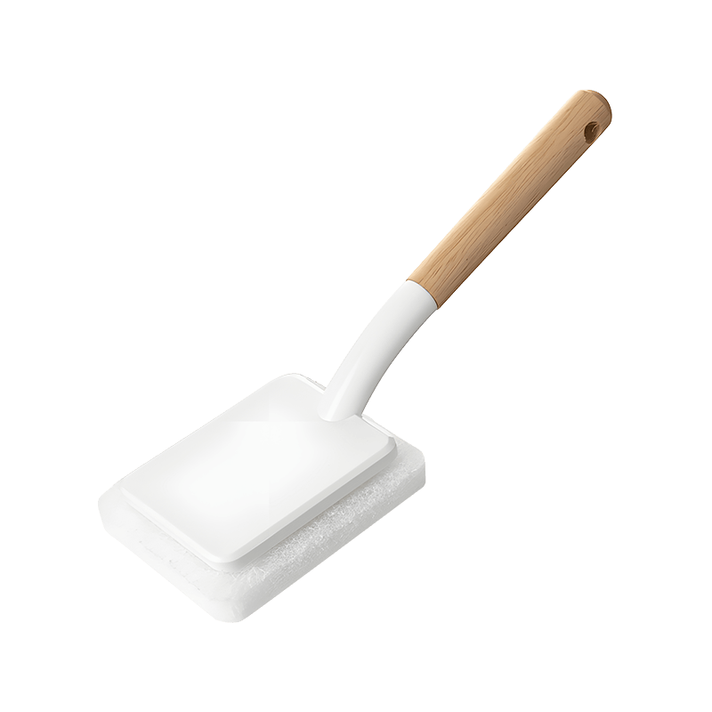 Cepillo de limpieza de cerdas con mango de madera