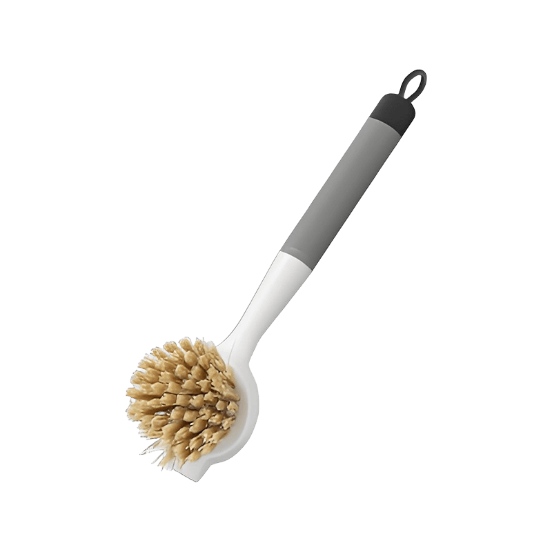 Cepillo para limpiar ollas de cocina con mango de PP