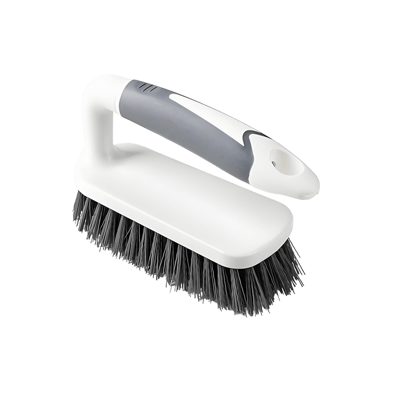 Cepillo de plástico para ropa con mango ergonómico