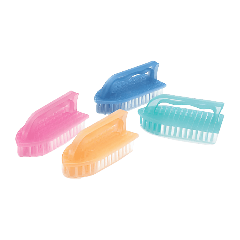 Cepillo de limpieza con exfoliante de cerdas rígidas de color