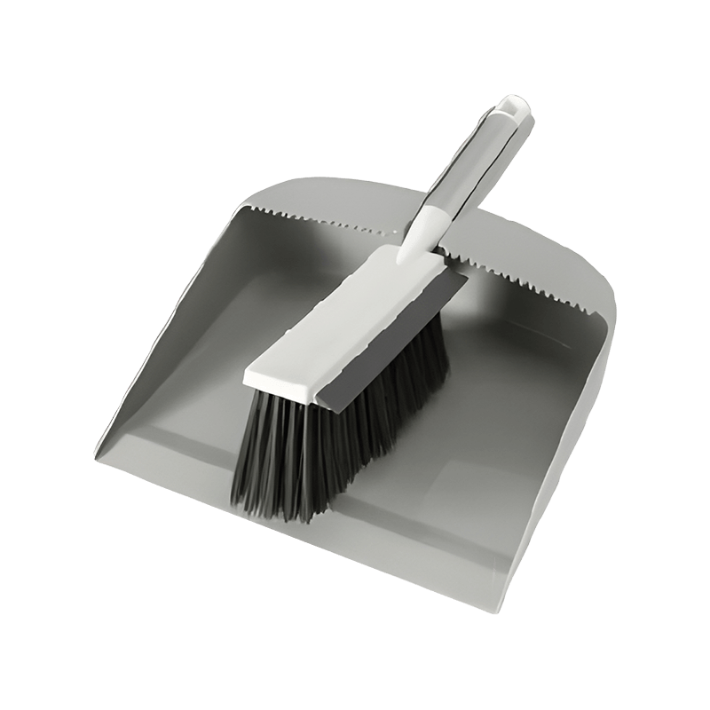 Juego de cepillos de cama con mango de aluminio y recogedor