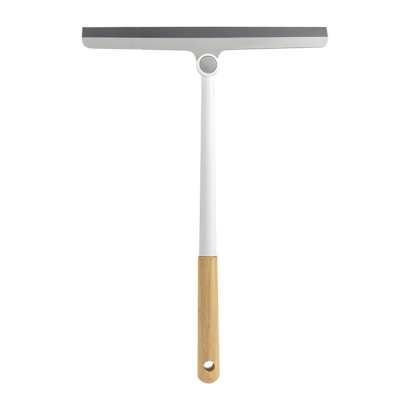 Limpiaparabrisas de vidrio para ventana táctil natural con mango de madera