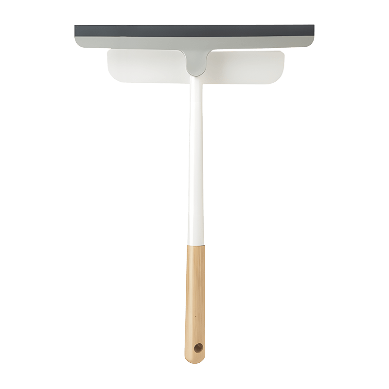 Limpiaparabrisas de vidrio para ventana táctil natural con mango de madera