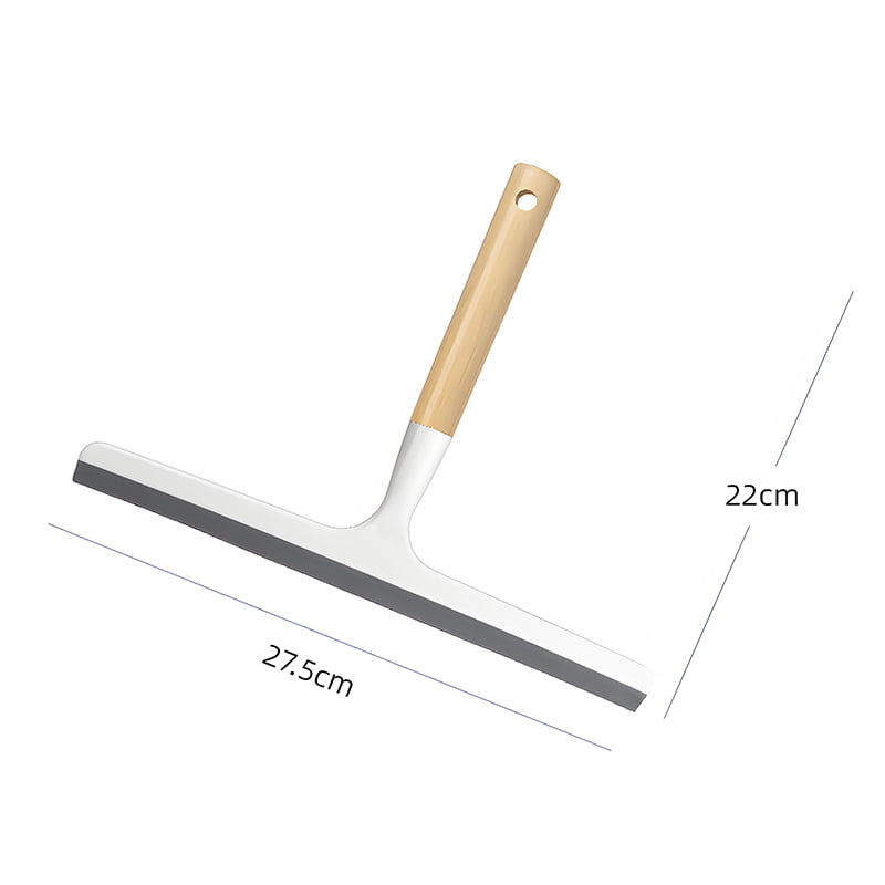 Limpiaparabrisas de vidrio para ventana táctil natural con mango de madera
