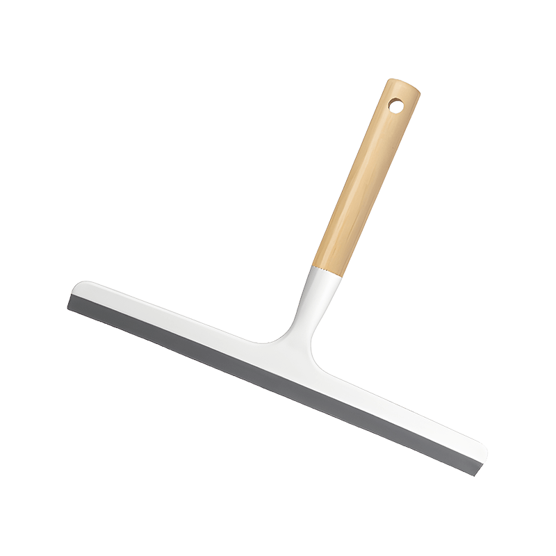 Limpiaparabrisas de vidrio para ventana táctil natural con mango de madera