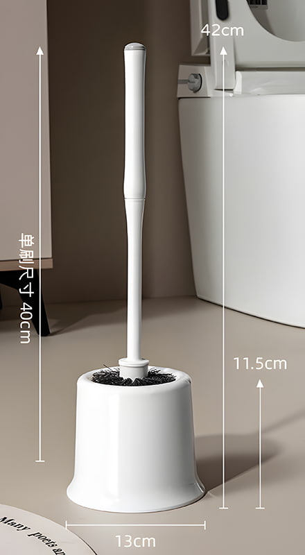 Juego de cepillos para inodoro con soporte de almacenamiento para uso en el baño