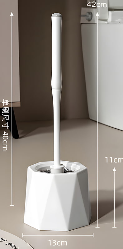 Juego de cepillos para inodoro con soporte de almacenamiento para uso en el baño