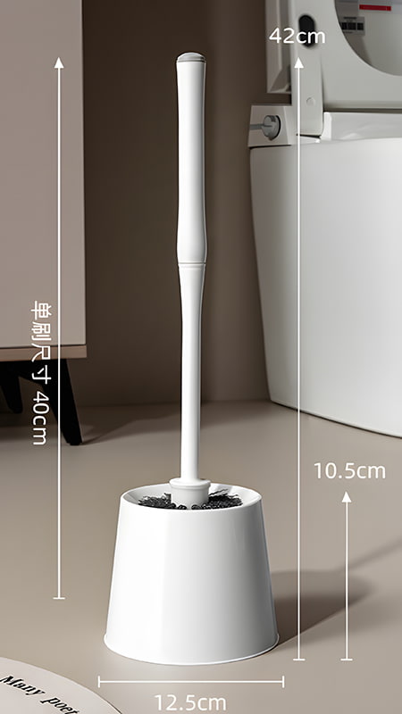 Juego de cepillos para inodoro con soporte de almacenamiento para uso en el baño