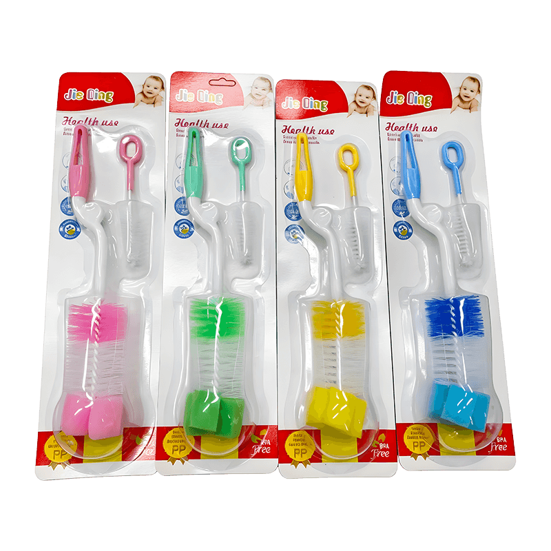 Herramienta de limpieza con cepillo de fibra de plástico para biberones