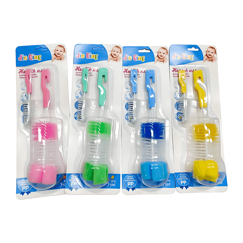 Herramienta de limpieza con cepillo de fibra de plástico para biberones