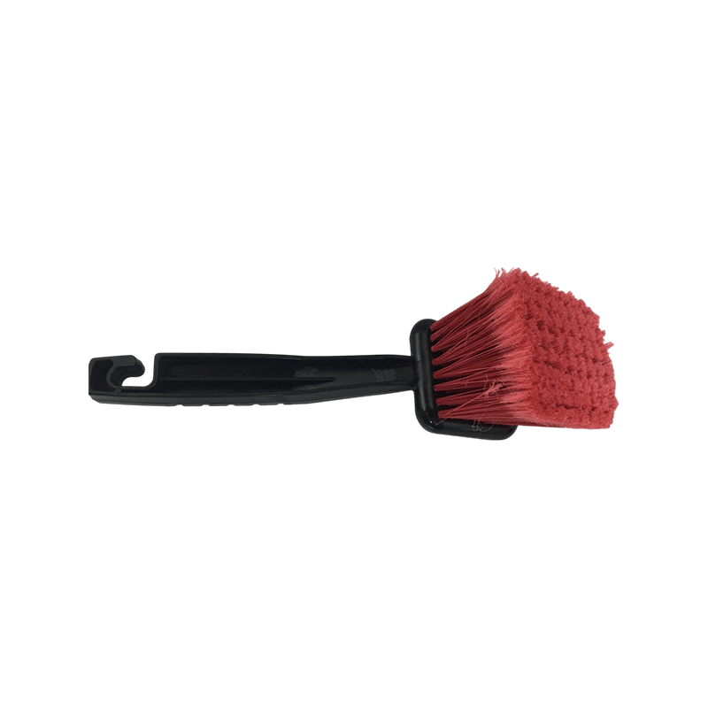 Cepillo de lavado de coches de cerdas rojas
