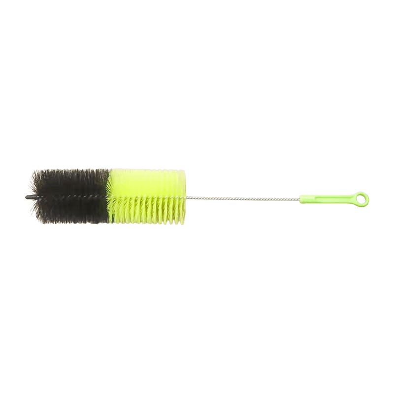 Cepillo de limpieza de tuberías con cerdas de nailon y mango delgado
