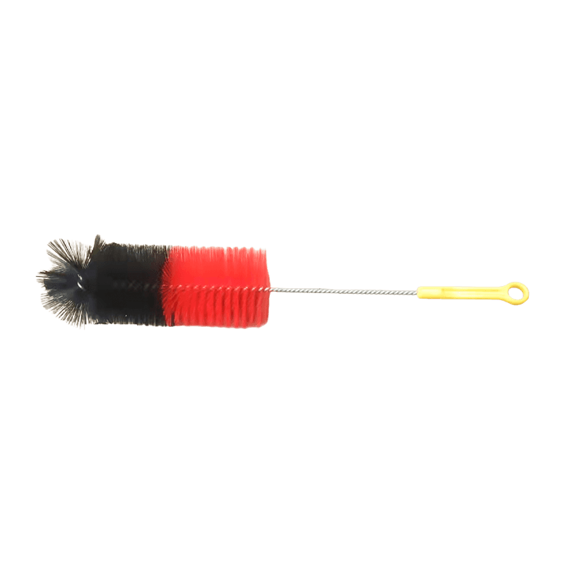 Cepillo de limpieza de tuberías de nailon de dos tonos con mango corto