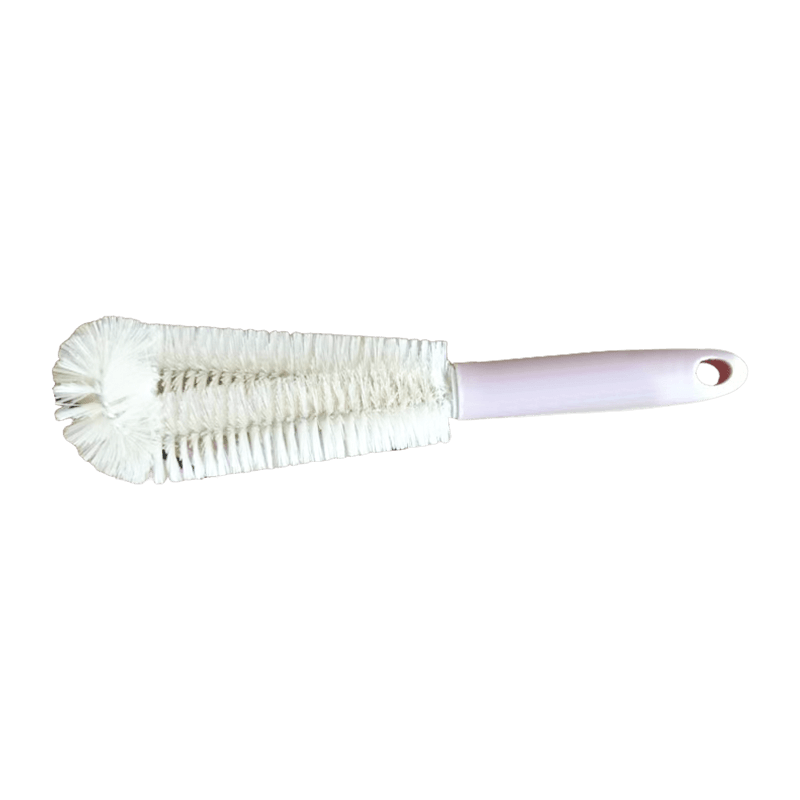 Cepillo de tubo de cerdas de nailon duradero con mango corto de plástico